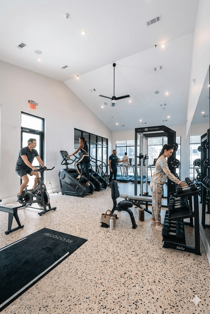 Commercial gyms and fitness centers