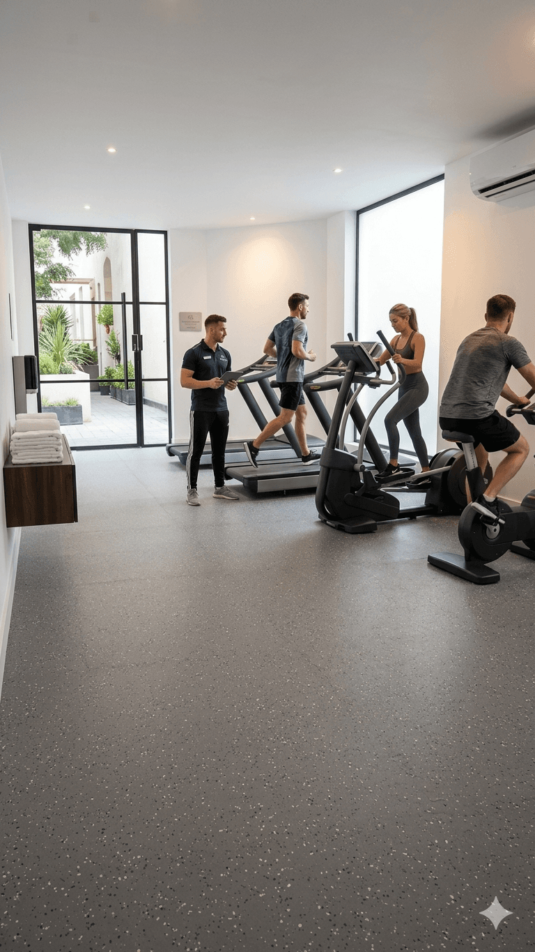 Hotel fitness facilities